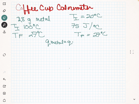 a-coffee-cup-calorimeter-contains-water-at-an-initial-temperature-of-20c-and-is-calculated-to-have-a-calorimeter-constant-heat-capacity-of-75-jc-a-28-g-piece-of-an-unknown-metal-is-removed-f-81611