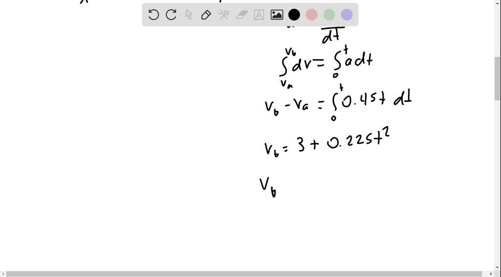 solved-a-body-starting-from-point-a-is-given-an-acceleration-which