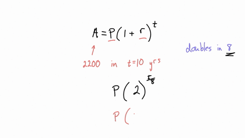 find-the-missing-values-assuming-continuously-compounded-interest-round-your-answers-to-two-decimal-places-initial-investment-________-annual-rate-______-time-to-double-8yrs-amount-after-10-years-2200