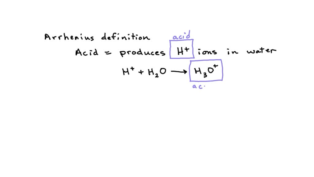 SOLVED: H+, H3O+, and OH+ are different ways of representing the ...