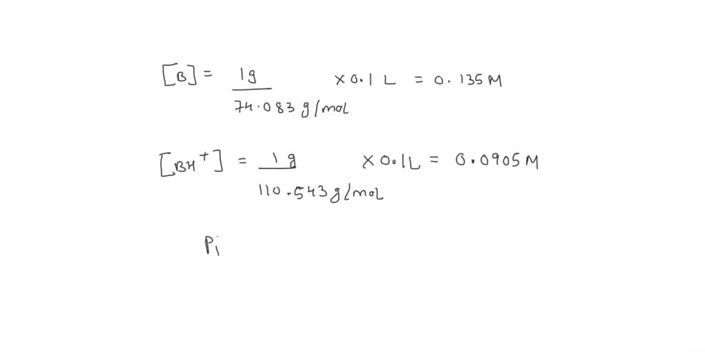 SOLVED: Find the pH of a solution prepared by dissolving 1.00 g of ...