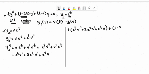 4-equation-ty-1-2ty-t-iy-ohas-asolutionnyi-a-second-inearl-independent-solution-of-this-equation-0-find-34273