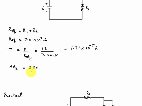 although-an-ideal-voltmeter-has-an-infinite-internal-resistance-this-theoretical-ideal-is-usually-not-met-in-practice-the-8-r2-voltmeter-in-the-figure-has-an-internal-resistance-of-6-x-109-q-98368