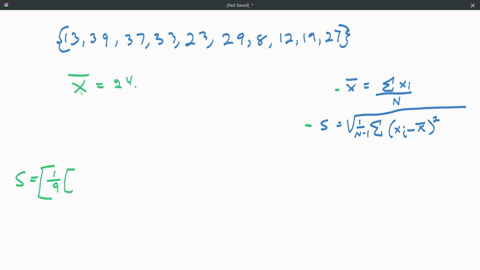 a-simple-random-sample-is-taken-from-a-population-and-yields-the-following-data-for-a-variable-of-the-population-13-29-39-33-19-23-27-12-find-a-point-estimate-for-the-population-standard-dev-90586