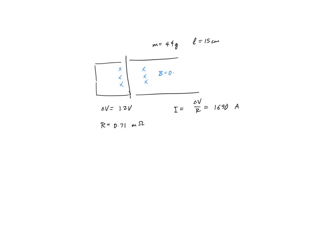 SOLVED A device called a railgun uses the force on currents