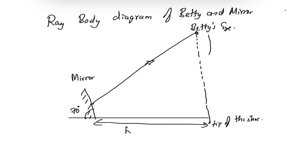 SOLVED: 4m 70 floor Figure q: Draw a ray diagram in Figure r to show ...