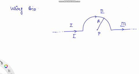 calculate-the-magnitude-and-direction-of-the-magnetic-field-at-point-p-due-to-the-current-in-the-semicircular-section-of-wire-shown-in-fig-e28320-hint-does-the-current-in-the-long-straight-s-55849