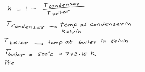 steam-generated-in-a-power-plant-at-a-pressure-of-8600-kpa-and-a-temperature-of-500c-is-fed-to-a-turbine-exhaust-from-the-turbine-enters-a-condenser-at-10-kpa-where-it-is-condensed-to-a-satu-14751