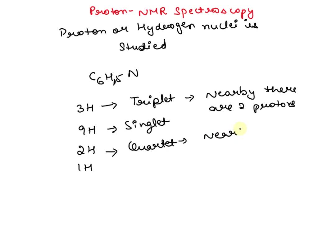 SOLVED: A ¹H NMR spectrum is shown for a molecule with the molecular ...