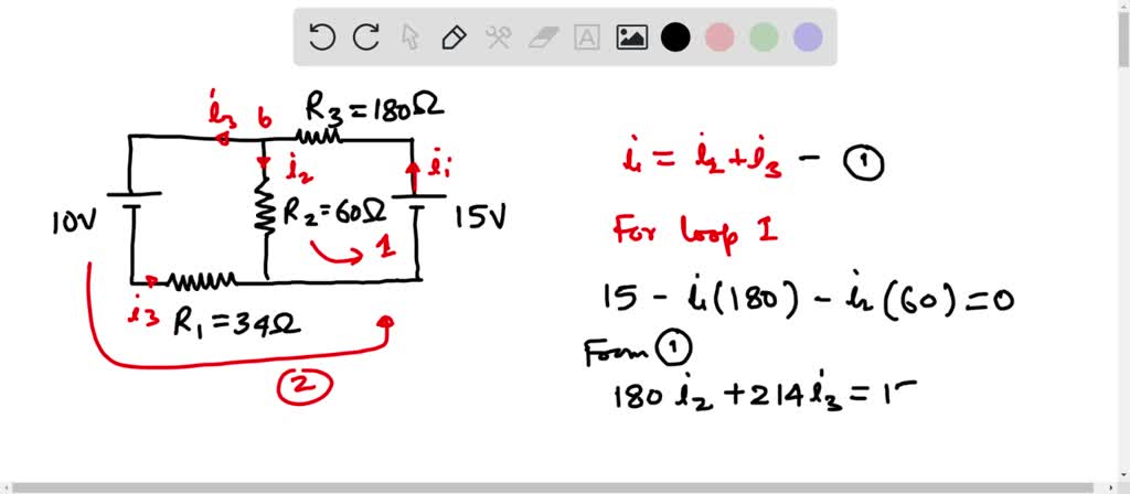 SOLVED: what is the current through resistor R3? circuit shown in the ...