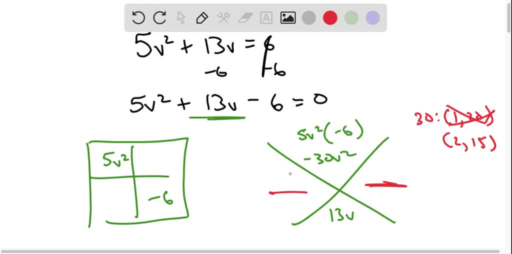 SOLVED: Solve for V: 2V + 13V = 6 If there is more than one solution ...