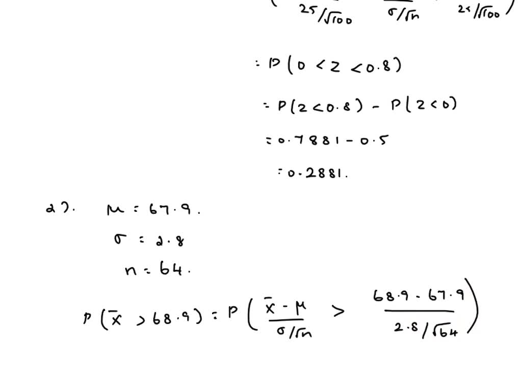 SOLVED: 1. The gestation time for humans has a mean of 266 days and a