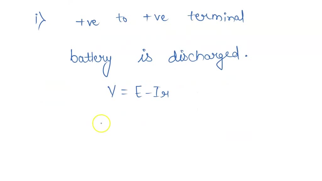 SOLVED "A battery has an emf of 15 V and internal resistance of 12