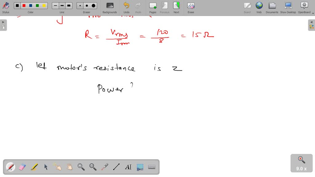 SOLVED An induction motor absorbs an power of 400 kVA apparent at a
