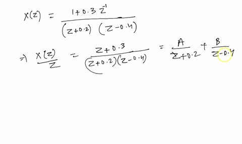 85-determine-the-inverse-z-transfom-of-the-following-fwnction-using-partial-fraction-expansion-103z-1-25338