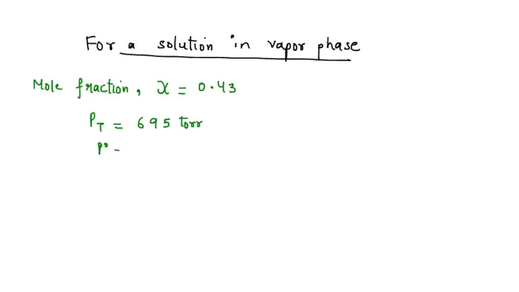 Calculate The Partial Pressure And Gas Phase Concentration In Ppm Of