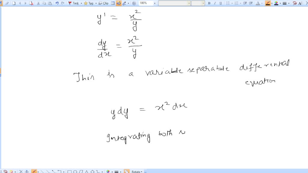 SOLVED: In each of Problems 1 through 8 solve the given differential ...