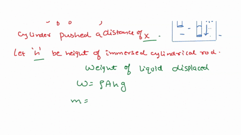 a-long-cylindrical-rod-of-radius-r-is-weighted-on-one-end-so-that-it-floats-upright-in-a-fluid-hav-2-58268