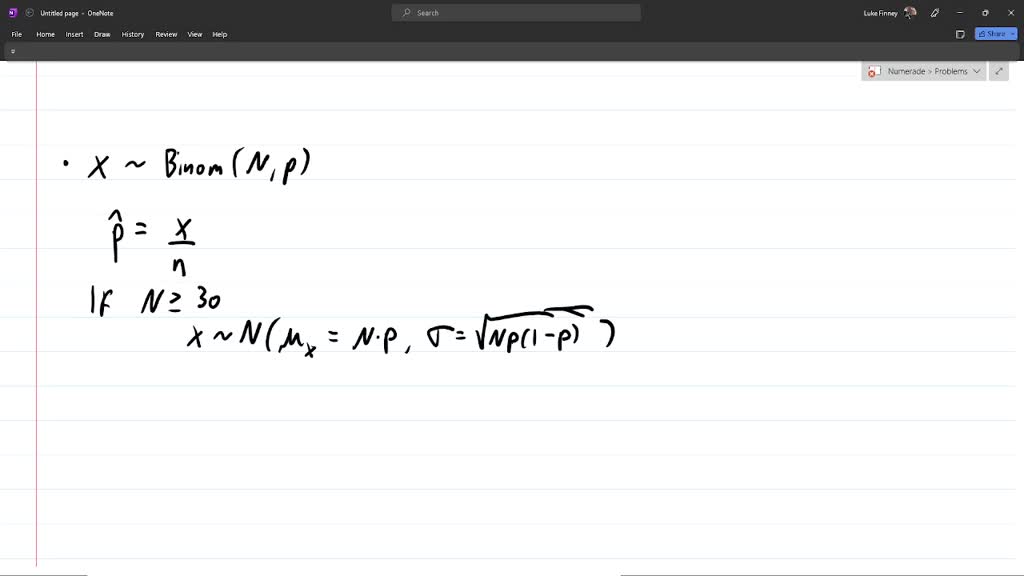 Sampling Distribution of the Sample Proportion, p-hat