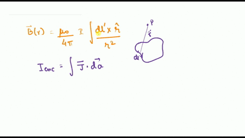 use-the-biot-savart-law-to-obtain-an-expression-for-the-magnetic-field-at-a-point-br-in-terms-of-the-integral-of-the-local-current-density-jr-hence-show-that-the-divergence-of-b-is-zero-22725
