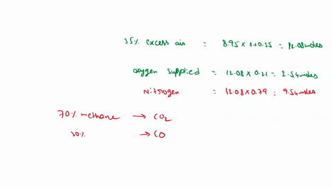 a-fuel-gas-consisting-0f-94-mol-methane-and-6-mol-nitrogen-is-burned-with-35-excess-air-in-a-continuous-water-heater-both-fuel-gas-and-air-enter-dry-at-77f-water-is-heated-at-a-rate-of-75lbm-59943