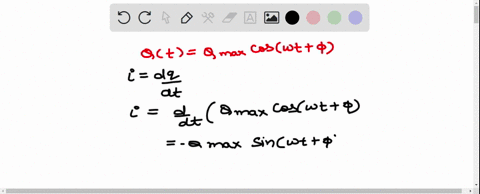 the-charge-on-a-capacitor-in-a-circuit-is-modeled-as-qt-qmax-cos-t-what-is-the-current-through-the-circuit-as-a-function-of-time-08343