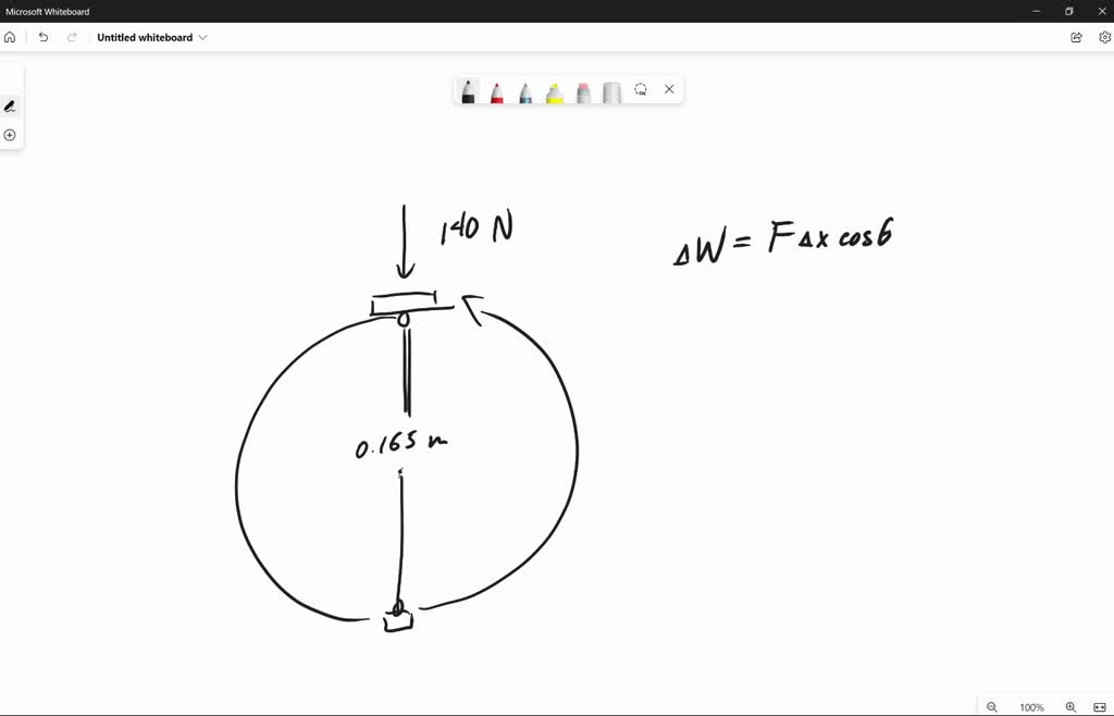 SOLVED Fabiana exerts a constant downward force of 140 N on the pedal crank arms of her bicycle