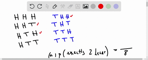 a-coin-is-tossed-three-times-construct-a-sample-space-for-this-experiment-and-answer-the-following-questions-hint-there-should-be-8-outcomes-you-can-leave-your-answers-as-fractions_-you-also-54972