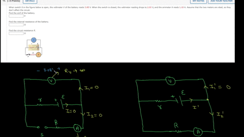 when-switch-s-in-the-figure-below-is-open-the-voltmeter-v-of-the-battery-reads-308-v-when-the-switch-is-closed-the-voltmeter-reading-drops-to-292-v-and-the-ammeter-a-reads-110-a-assume-that-the-two-me