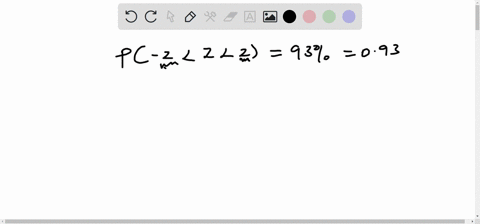 find-the-z-value-such-that-93-of-the-standard-normal-curve-lies-between-z-and-z-round-your-answer-to-two-decimal-places-z-08785