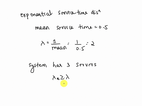 a-three-server-queueing-system-has-a-controlled-arrival-process-that-provides-customers-in-time-to-keep-the-servers-continuously-busy-service-times-have-an-exponential-distribution-with-mean-95179