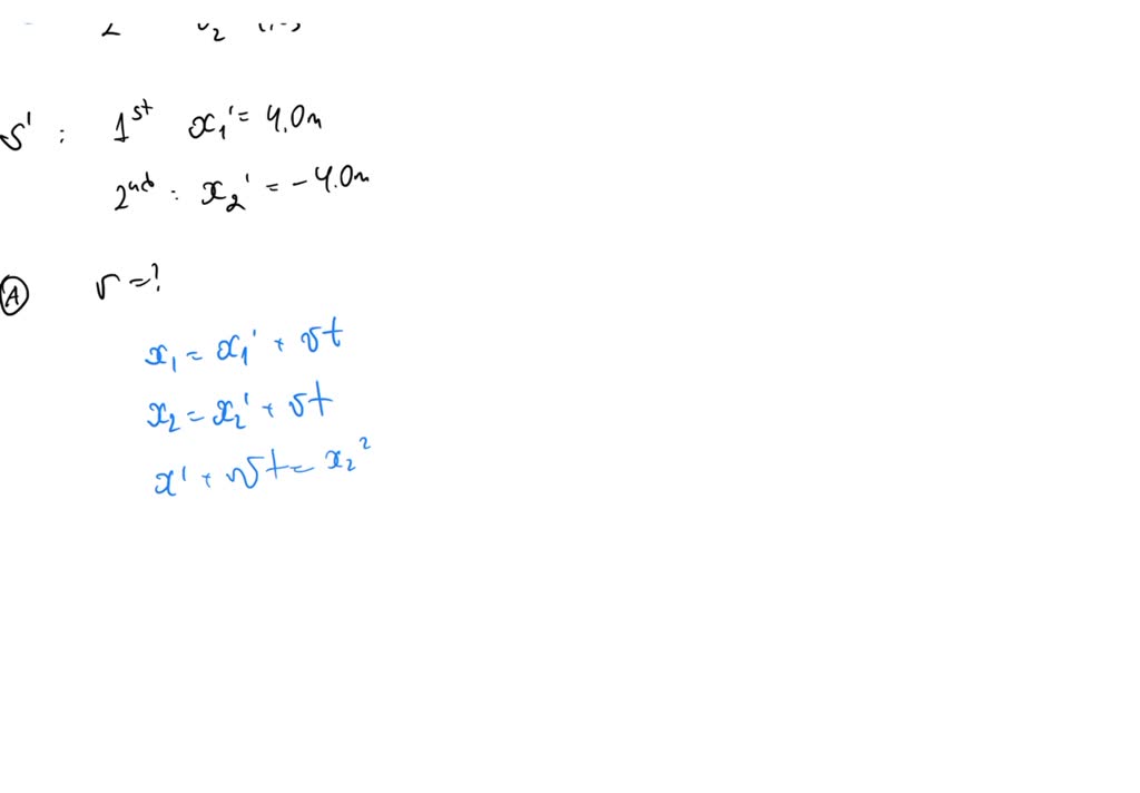 SOLVED: A firecracker explodes in reference frame S at t = 20 seconds ...