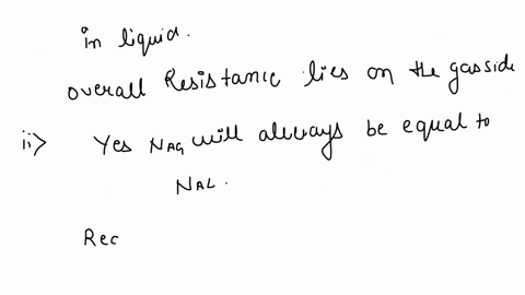 llin-a-gas-absorption-process-operated-isothermally-at-steady-state-the-transfer-fluxes-of-a-gas-component-a-can-be-expressed-as-on-the-gas-sidenkp-pa-on-the-liquid-side-nkc-c-interface-gac-09714