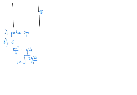 2_-charged-particle-of-mass-m-and-charge-q-is-released-from-rest-in-region-between-two-charged-plates-m-and-l-after-passing-the-region-of-the-electric-field-with-an-accelerating-voltage-va-t-37218