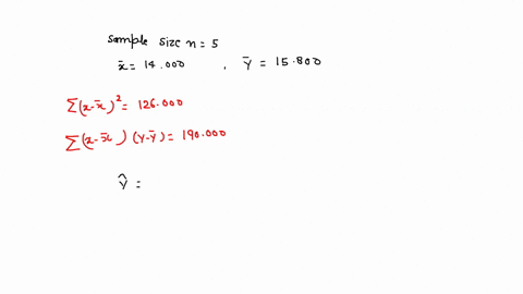 given-are-data-for-two-variables-x-and-y-xi-6-11-15-18-20-yi-7-9-13-20-30-a-develop-an-estimated-regression-equation-for-these-data-round-your-numerical-values-to-two-decimal-places-y-b-comp-95376
