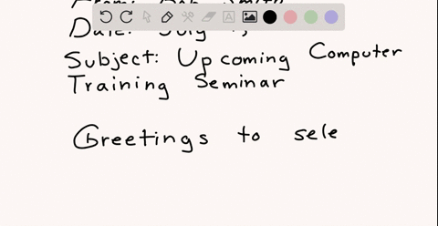 write-a-memo-based-on-the-situation-belowyou-are-an-administrative-assistant-you-want-to-tell-10-people-about-an-upcoming-computer-training-seminar-you-are-attaching-a-brochure-about-the-sem-76376
