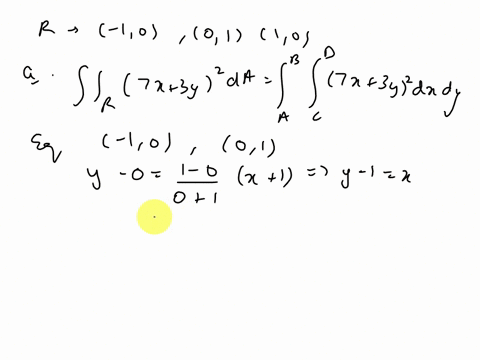 2-points-suppose-ris-the-triangle-wth-vertices-10-01-and-10-a-as-_-an-iterated-integral-fz-3y4-cc-tr-3y-dr-dy-with-limits-of-integration-b-evaluate-the-integral-part-integral-hint-substituti-37853