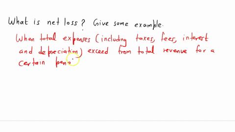 what-is-net-loss-give-some-example-25311