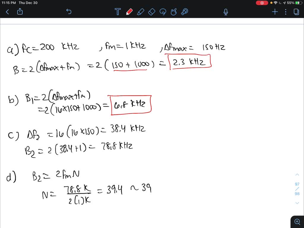 SOLVED A Balanced Modulator With A Carrier Frequency Input Of 453kHz