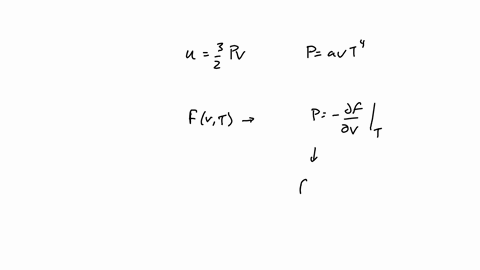 consider-a-pure-system-given-by-the-equations-of-states-ufrac32-p-v-quad-text-and-quad-pa-v-t4-where-uu-n-is-the-energy-per-particle-vv-n-denotes-the-volume-per-particle-and-a-is-a-constant-find-the-f