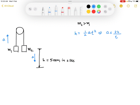two-blocks-are-suspended-from-opposite-ends-of-a-light-rope-that-passes-over-a-light-frictionless-pulley-one-block-has-mass-m1-and-the-other-has-mass-m2-where-m2-m1-the-two-blocks-are-releas-71903