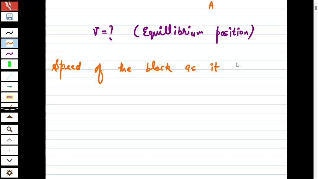 SOLVED: A mass m;, attached to horizontal massless spring with spring ...