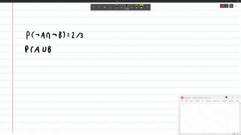 let-a-and-b-be-two-events-suppose-the-probability-that-neither-a-or-b-occurs-is-23-what-is-the-probability-that-one-or-both-occur-2