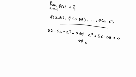 complete-the-table-and-predict-the-limit-if-it-exists-round-your-answers-to-three-decimal-places-fx-36-5x-x2-x-4-x-fx-39-399-3999-4001-401-41-lim-x4-fx-21547