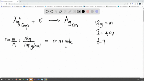silver-can-be-plated-out-of-a-solution-containing-ag-according-to-the-half-reaction-agaqeags-how-much-time-in-minutes-does-it-take-to-plate-12-g-of-silver-using-a-current-of-49-a-91413