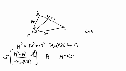 in-triangle-abc-ab-16-ac-24-bc-19-and-ad-is-an-angle-bisector-find-the-ratio-of-the-area-of-triangle-abd-to-the-area-of-triangle-acd-express-your-answer-as-a-fraction-in-lowest-terms-55525