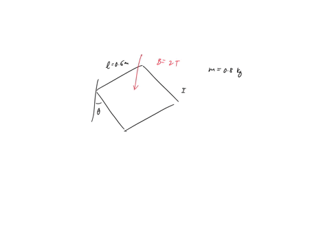 the-square-loop-seen-in-the-figure-has-side-length-06m-and-mass-m-08kg-it-can-rotate-about-the-aa-axis-which-lies-on-the-horizonta-axis-there-is-an-external-magnetic-field-b-with-the-magnitu-65114