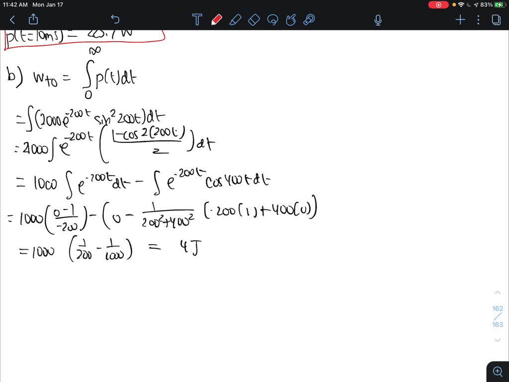 SOLVED: The voltage and current at the terminals of the circuit element ...