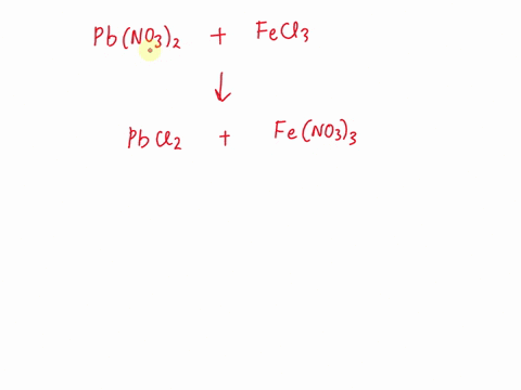 does-a-reaction-occur-when-aqueous-solutions-of-leadii-nitrate-and-ironiii-chloride-are-combinedyesnoif-a-reaction-does-occur-write-the-net-ionic-equation-84093