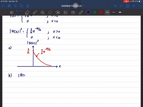 a-quantum-particle-has-a-wave-function-psixleftbeginarrayllsqrtfrac2a-e-x-a-text-for-x0-0-text-for-x-61445